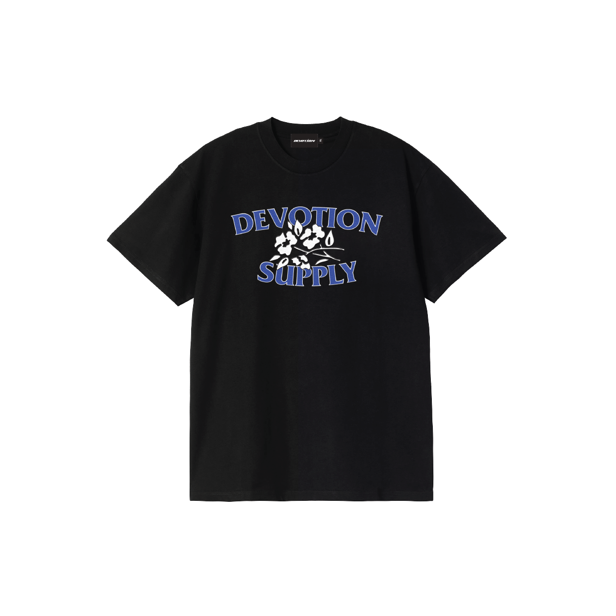 FLOWERS TEE BLACK